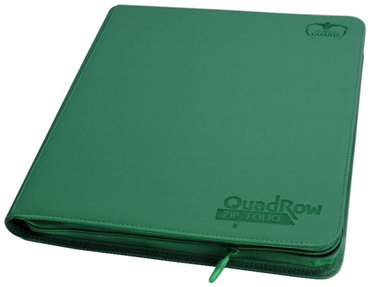 Image for Binder - 12-Pocket QuadRow ZipFolio XenoSkin - Green - Storage Albums