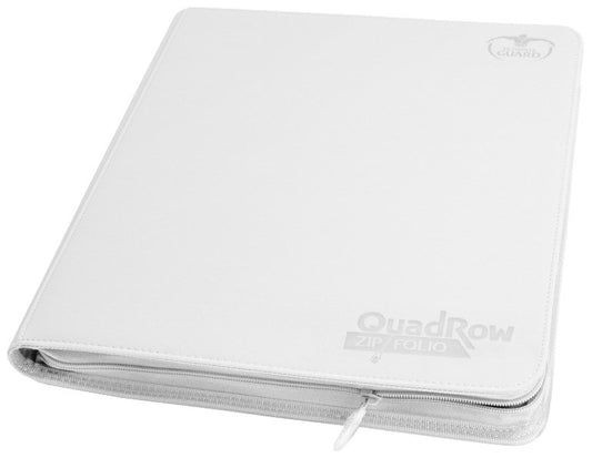 Image for Binder - 12-Pocket QuadRow ZipFolio XenoSkin - White - Storage Albums