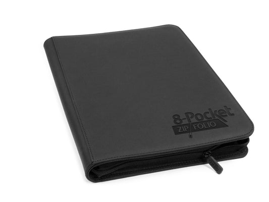 Image for Binder - 8-Pocket ZipFolio XenoSkin - Black - Storage Albums