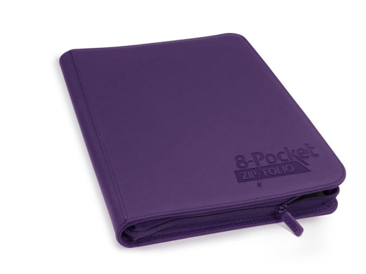 Image for Binder - 8-Pocket ZipFolio XenoSkin - Purple - Storage Albums