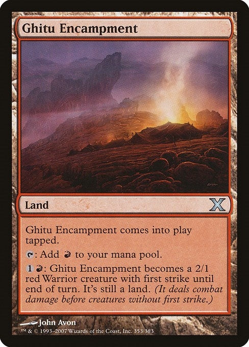 Image for Ghitu Encampment (353) - Magic: The Gathering