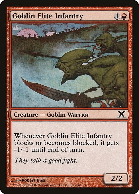 Image for Goblin Elite Infantry (206) - Magic: The Gathering