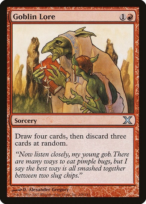 Image for Goblin Lore (208) - Magic: The Gathering