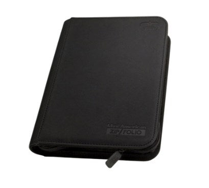 Image for Portfolio - Mini-American 9-Pocket ZipFolio XenoSkin - Black - Storage Albums