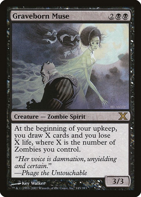 Image for Graveborn Muse (145) - Magic: The Gathering