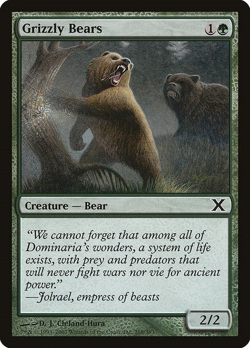 Image for Grizzly Bears (268) - Magic: The Gathering