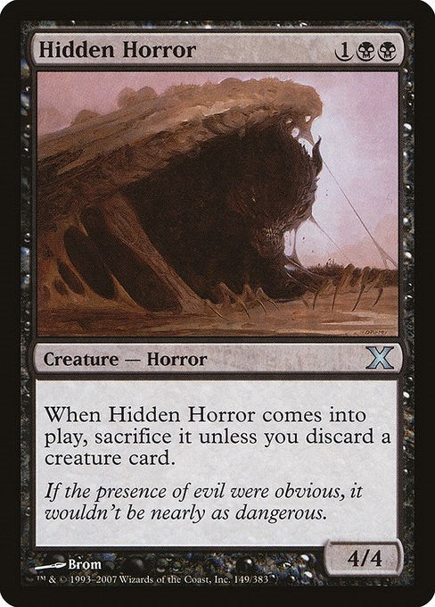 Image for Hidden Horror (149) - Magic: The Gathering
