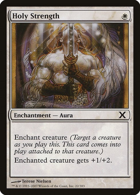 Image for Holy Strength (22) - Magic: The Gathering
