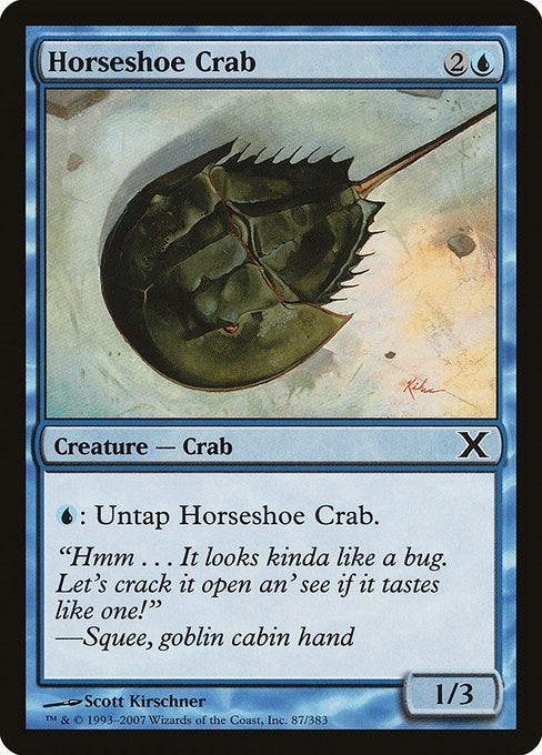 Image for Horseshoe Crab (87) - Magic: The Gathering