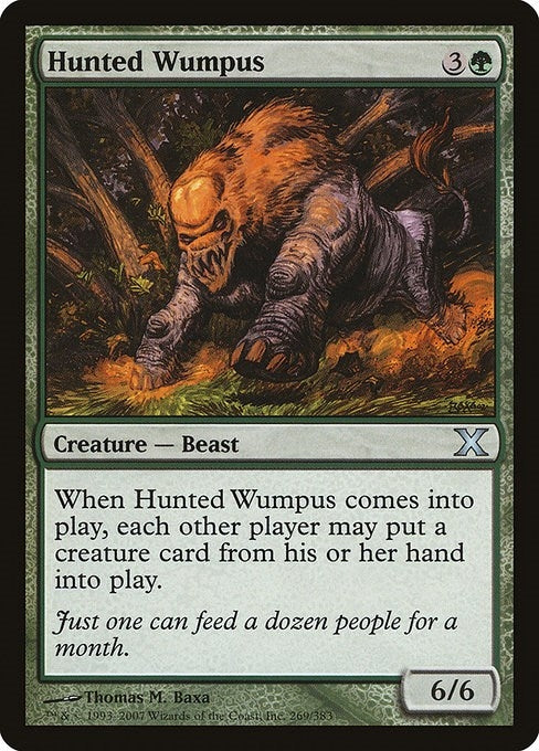 Image for Hunted Wumpus (269) - Magic: The Gathering