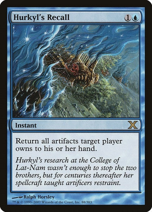 Image for Hurkyl's Recall (88) - Magic: The Gathering