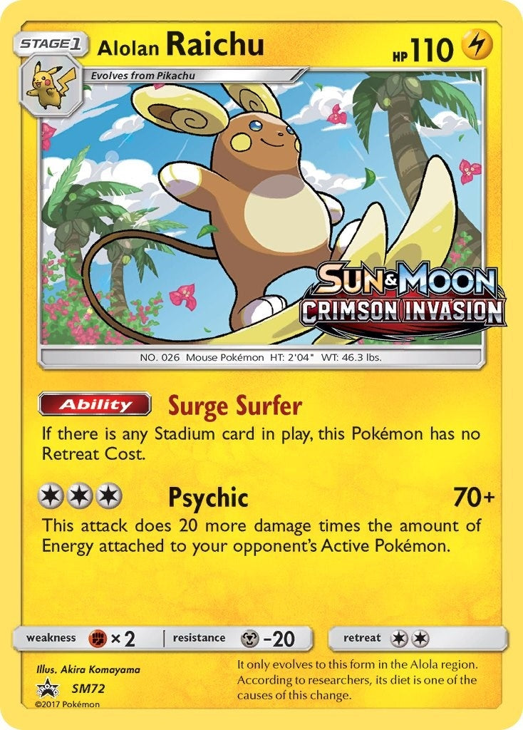 Alolan Raichu - SM72 (Prerelease) (SM72)