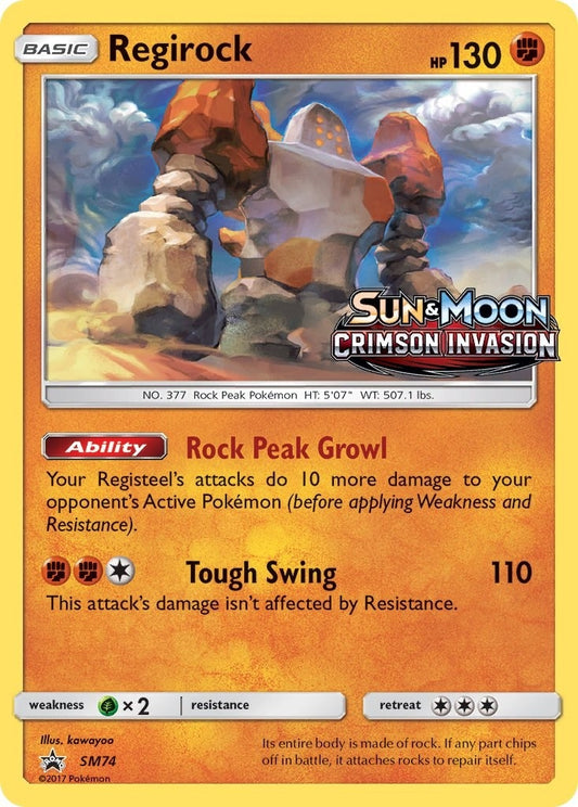 Image for Regirock - SM74 (Prerelease) (SM74) - Pokemon