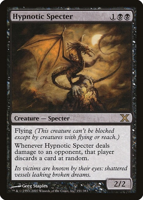 Image for Hypnotic Specter (151) - Magic: The Gathering