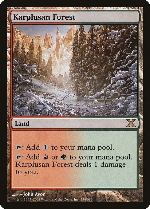 Image for Karplusan Forest (354) - Magic: The Gathering