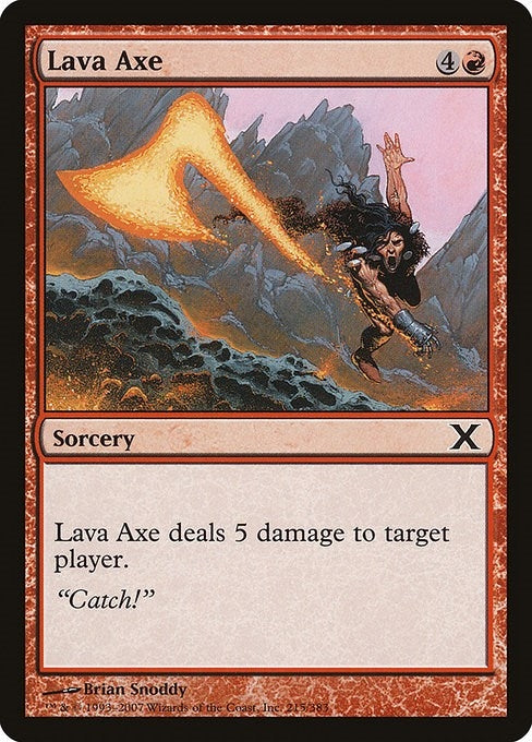 Image for Lava Axe (215) - Magic: The Gathering