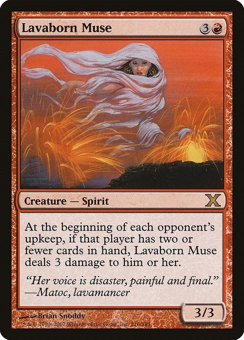 Image for Lavaborn Muse (216) - Magic: The Gathering