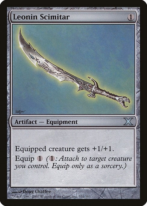 Image for Leonin Scimitar (331) - Magic: The Gathering