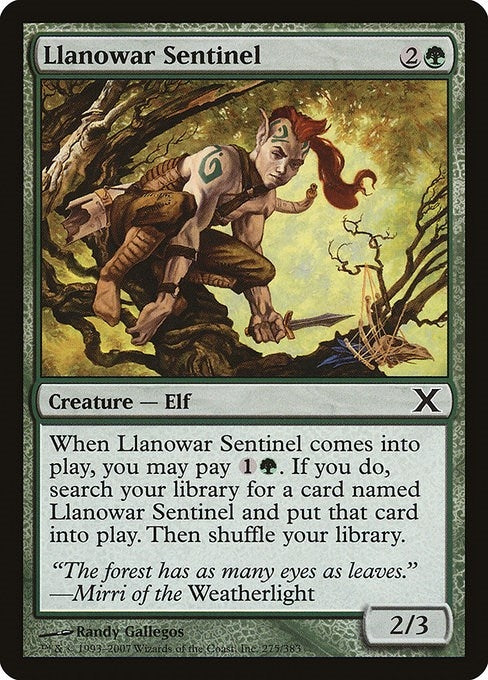 Image for Llanowar Sentinel (275) - Magic: The Gathering