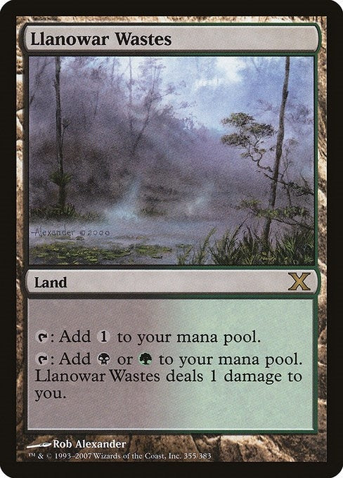 Image for Llanowar Wastes (355) - Magic: The Gathering