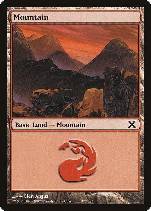 Image for Mountain (377) (377) - Magic: The Gathering