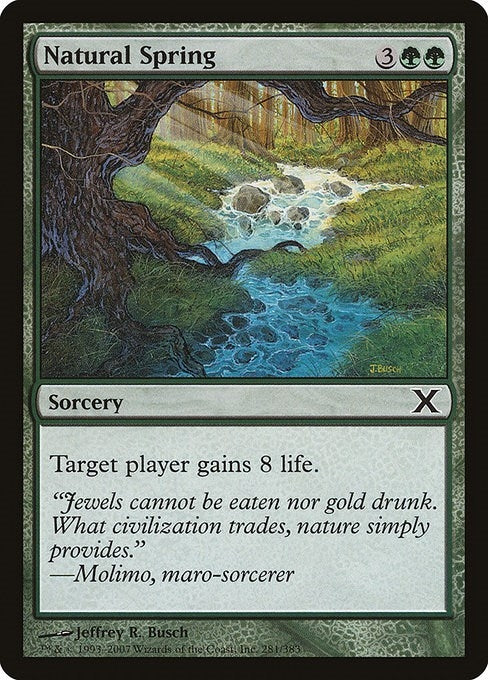 Image for Natural Spring (281) - Magic: The Gathering