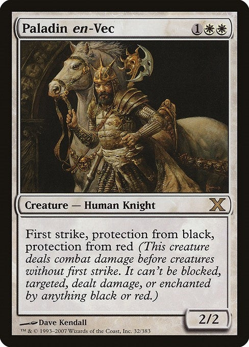 Image for Paladin en-Vec (32) - Magic: The Gathering