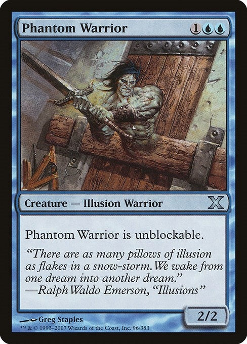 Image for Phantom Warrior (96) - Magic: The Gathering