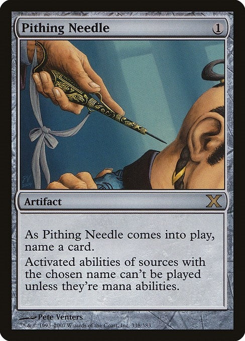 Image for Pithing Needle (338) - Magic: The Gathering