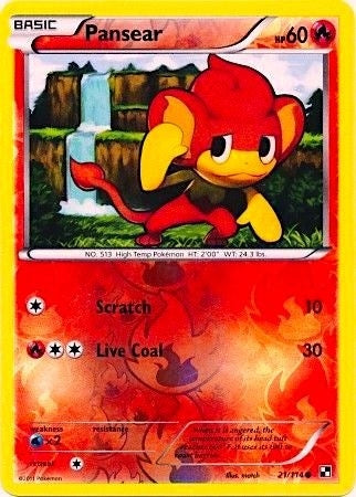 Image for Pansear - 21/114 (Energy Holo) (021/114) - Pokemon