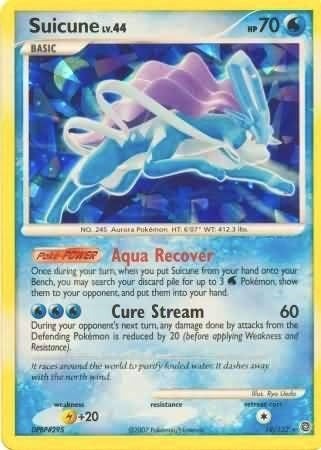 Image for Suicune - 19/132 (Cracked Ice Holo) (019/132) - Pokemon