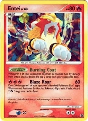 Image for Entei - 4/132 (Cracked Ice Holo) (004/132) - Pokemon