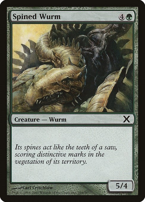 Image for Spined Wurm (298) - Magic: The Gathering