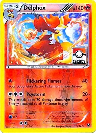 Image for Delphox - 13/124 (Pokemon League) (013/124) - Pokemon