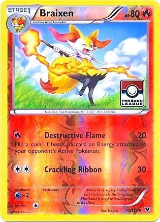 Image for Braixen - 12/124 (Pokemon League) (012/124) - Pokemon