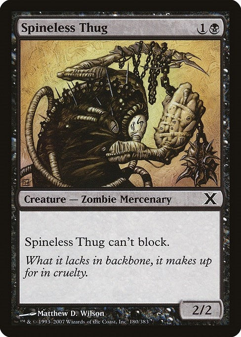 Image for Spineless Thug (180) - Magic: The Gathering