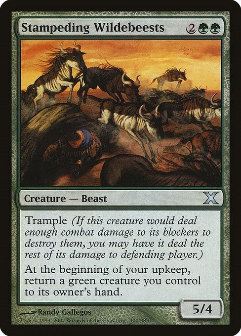 Image for Stampeding Wildebeests (300) - Magic: The Gathering