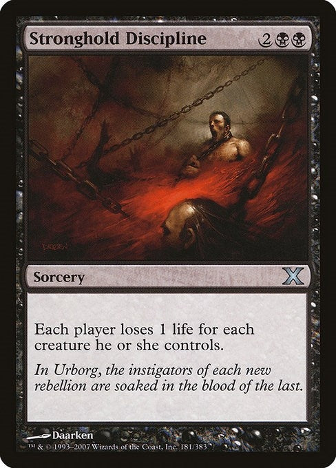 Image for Stronghold Discipline (181) - Magic: The Gathering