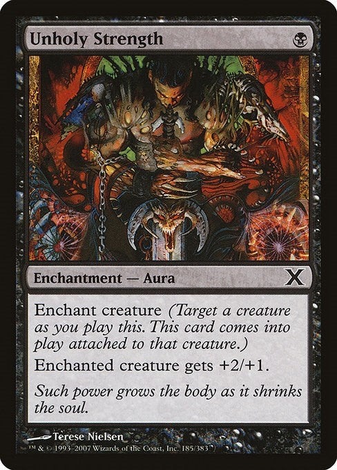 Image for Unholy Strength (185) - Magic: The Gathering