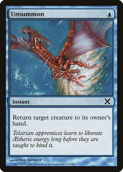 Image for Unsummon (122) - Magic: The Gathering