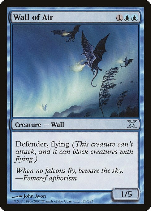 Image for Wall of Air (124) - Magic: The Gathering