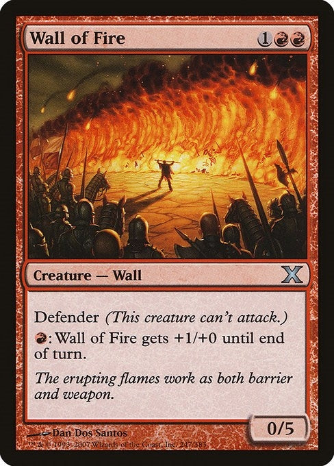 Image for Wall of Fire (247) - Magic: The Gathering