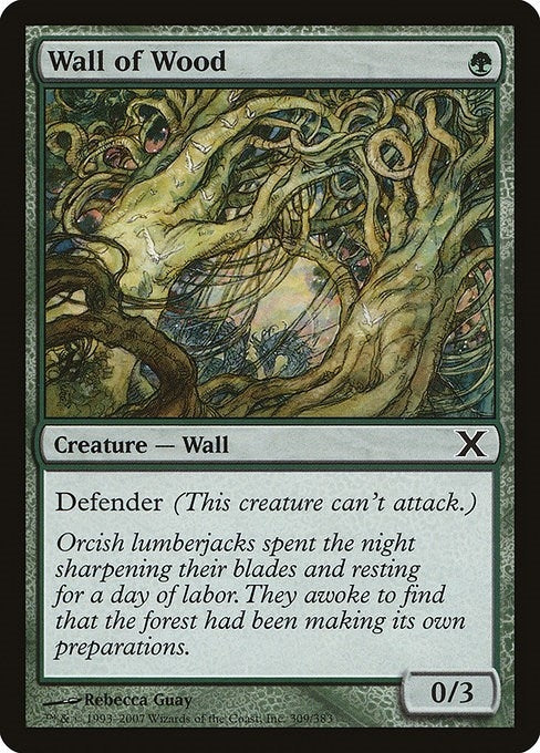 Image for Wall of Wood (309) - Magic: The Gathering