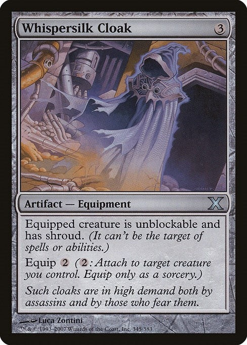 Image for Whispersilk Cloak (345) - Magic: The Gathering