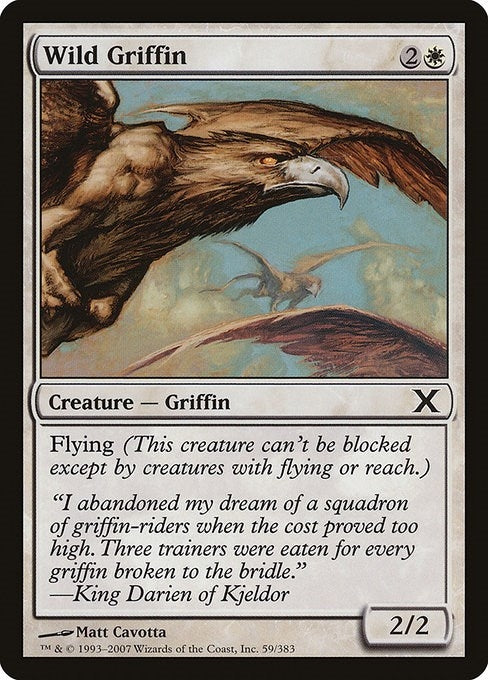 Image for Wild Griffin (59) - Magic: The Gathering