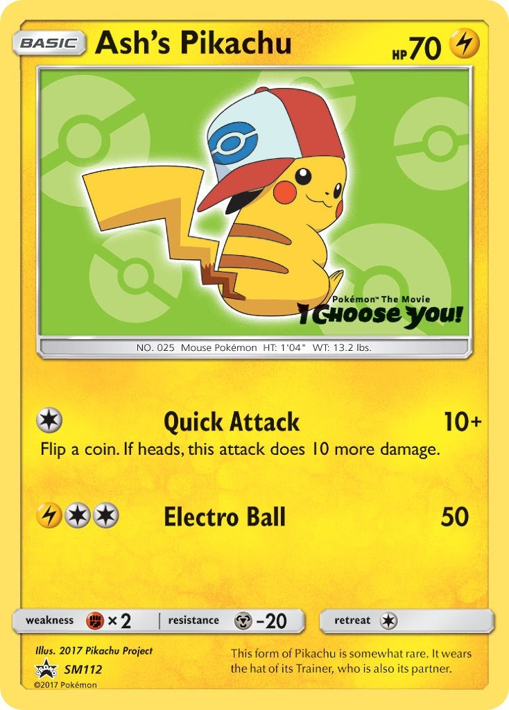 Image for Ash's Pikachu - SM112 (SM112) - Pokemon