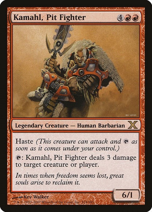 Image for Kamahl, Pit Fighter (214) - Magic: The Gathering