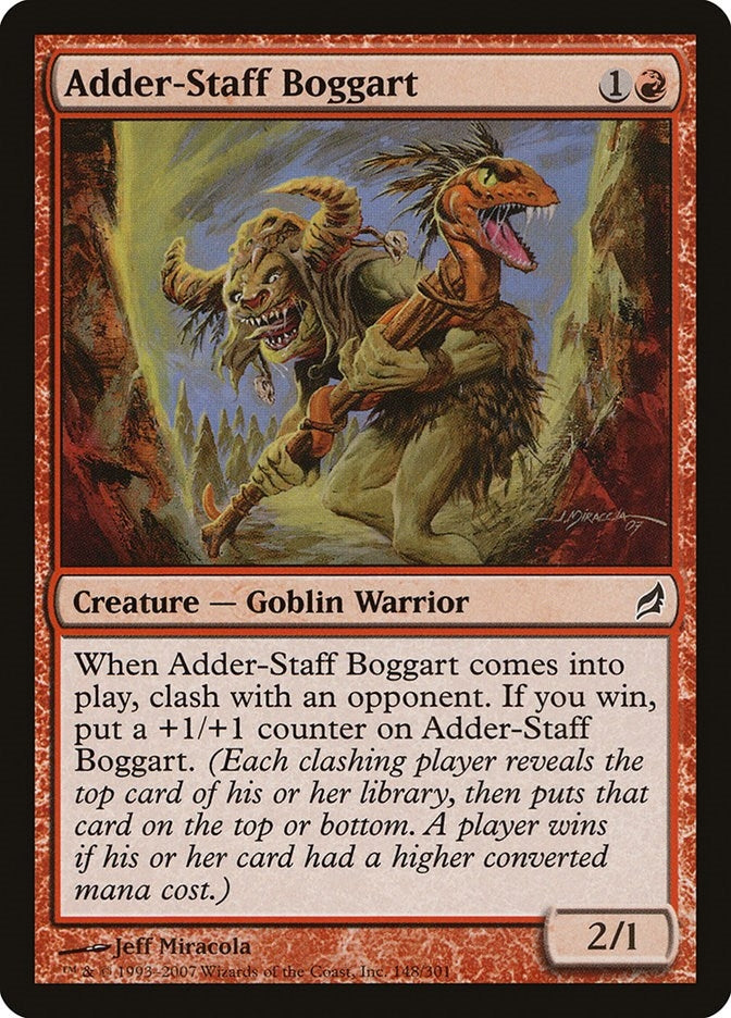 Image for Adder-Staff Boggart (148) - Magic: The Gathering
