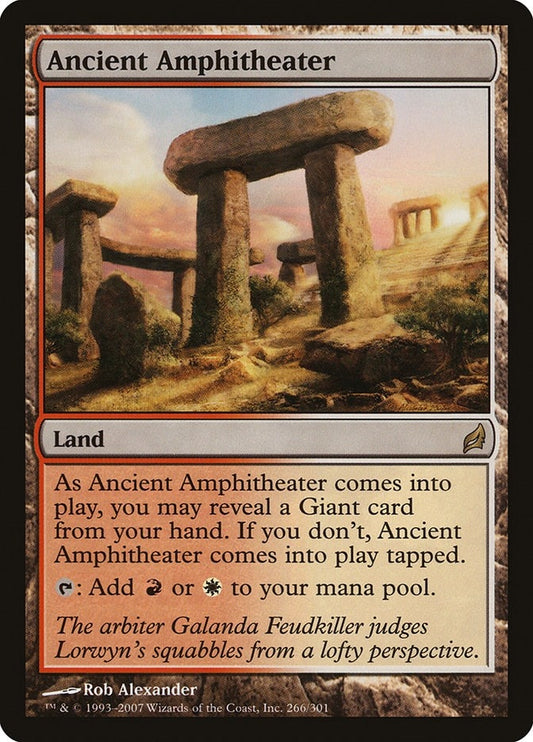 Image for Ancient Amphitheater (266) - Magic: The Gathering