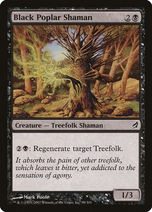 Image for Black Poplar Shaman (99) - Magic: The Gathering